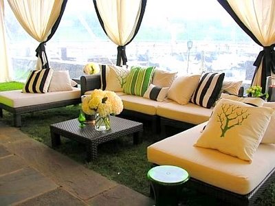 The lounge style is also a great option for providing comfy seating and
